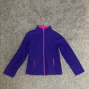Danskin Purple and Pink Fleece Jacket